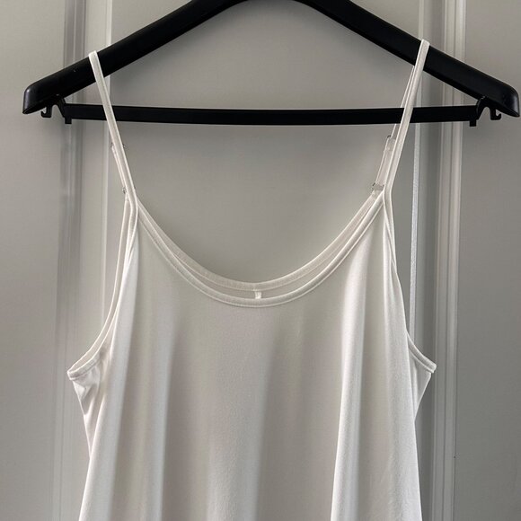 White Sleeveless Maxi Dress With Adjustable Spaghetti Straps XL - Picture 6 of 6